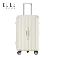 ELLE HOMME EH25312822 加厚防刮耐磨拉杆箱 28寸米白色
