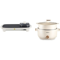 康佳(KONKA) 涮烤一体锅KSKG-1393-M+电火锅KDHG-4006-M 白色