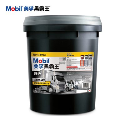 美孚(Mobil)美孚黑霸王超级柴机油 15W-40CI-4级18L汽车用品