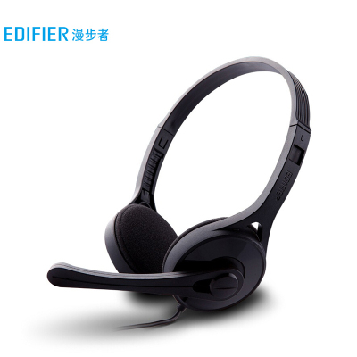 漫步者(EDIFIER) K550 头戴式耳机耳麦 游戏耳机 电脑耳机办公教育学习培训典雅黑色