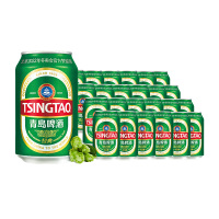 青岛啤酒(Tsingtao)经典11度330ml*24听 整箱装 口感醇厚