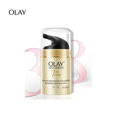 玉兰油(OLAY)多效修护防晒霜50g女士防晒隔离提亮肤色淡化细纹细致毛孔保湿滋润修护SPF15PA++