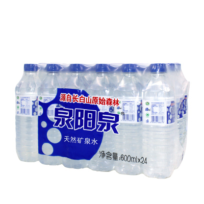 泉阳泉 矿泉水 600ml*24 整箱装