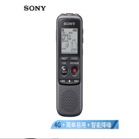 索尼(SONY)专业数码录音笔 ICD-PX240 4G 黑色 智能降噪可监听 支持音频线转录 适用 商务学习采访