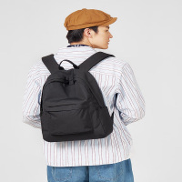 波斯丹顿男士潮流双肩包运动休闲背包男女学生大容量书包时尚韩版布包BJ6202001黑色