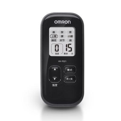 欧姆龙(OMRON)低频治疗器按摩仪 家用理疗仪HV-F021(黑色)