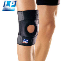 LP733运动护膝双弹簧支撑跑步篮球登山膝关节髌骨半月板护具男女士通用 均码