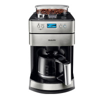 飞利浦(PHILIPS)咖啡机 家用全自动现磨一体 带咖啡豆研磨功能 HD7751/00