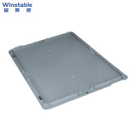 稳斯坦(Winstable)WST020 欧标EU箱 汽配周转箱 塑料物流箱 收纳箱子 零件盒 600*400盖子