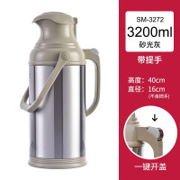清水(SHIMIZU) 3.2L 保温瓶普通家用热水瓶不锈钢暖水瓶暖壶玻璃内胆3272 钢本色 (单位:个)