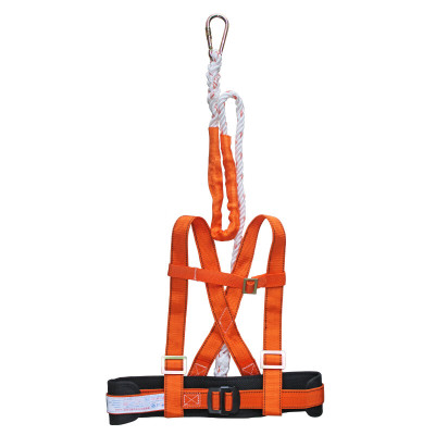 跃华(yuehua)YH-008 三点式双背单绳安全带 高空作业防坠落保护安全带
