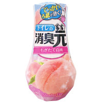 小林制药(KOBAYASHI)日本进口去异味除臭剂室内空气清新剂芳香剂厕所用消臭元(新鲜白桃)400ml