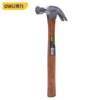 得力工具DL5250木柄羊角锤0.5kg(单位:把)