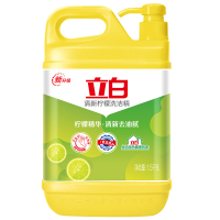 立白 柠檬洗洁精(清新柠檬)1.5kg/瓶 快速去油滋润不伤手
