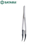 世达 SATA-03162 防静电宽头镊子五金工具 130mm (单位:支)