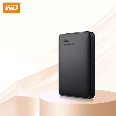 西部数据(WD)2TB USB3.0移动硬盘Elements 新元素系列2.5英寸(稳定耐用 海量存储)