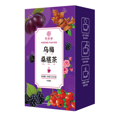 谯韵堂 乌梅桑葚茶100g/盒