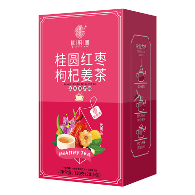 谯韵堂桂圆红枣枸杞姜茶120g/盒