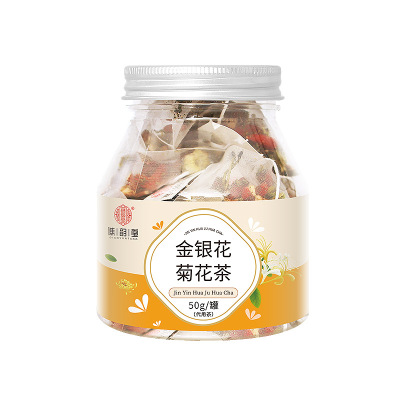 谯韵堂 金银花菊花茶50g/罐