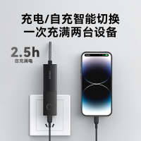 ANKER 充电宝充电器二合一A1633611 能量棒20W快充带插头迷你移动电源可折叠可上飞机 黑