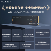 西部数据(WD)2TB大容量 SSD固态硬盘 M.2接口 SN770 PCIe4.0 2280 NVMe 笔记本电脑硬盘