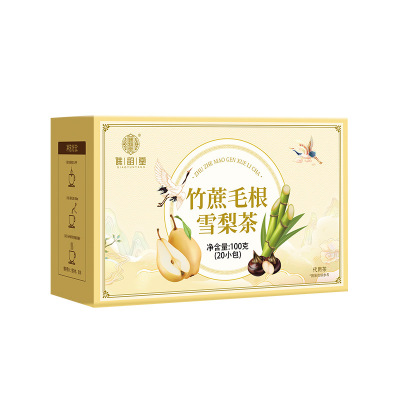 谯韵堂 竹蔗茅根雪梨茶100g/盒