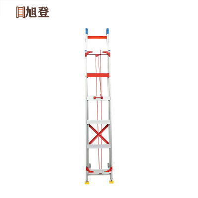 旭登 XD-DT40 铝合金单面伸缩梯 梯子伸展高度4米-1把