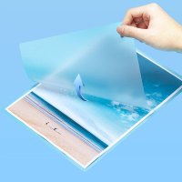 齐心(COMIX)相片过塑膜照片塑封膜热缩膜a3塑封膜a3相纸塑封膜过塑纸护卡膜过胶膜塑封纸50张/包