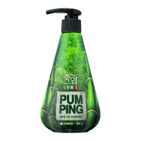 竹盐 韩国进口派缤按压式牙膏285g薄荷香清新口气 预防蛀牙