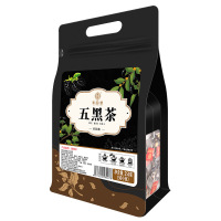 谯韵堂 黑米黑豆桑椹黑枸杞黑芝麻组合茶包 五黑茶250g/袋
