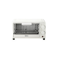 美的(Midea)多功能电烤箱家用迷你小烤箱蛋糕烘焙加热均匀控温 PT10X1