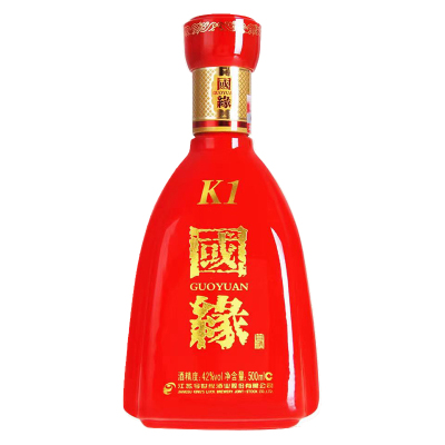 今世缘 国缘K1 柔雅型 白酒 42度 500ml 单瓶装