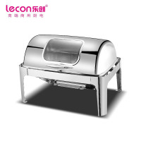 乐创( lecon)商用不锈钢自助餐炉 酒精加热布菲炉LC-J-BFL01