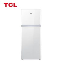 TCL 120L双门冰箱珍珠白 双门定频 客厅电冰箱 三级能效BCD-120C
