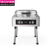 乐创(lecon)商用电饼铛自动恒温煎饼机千层饼酱香饼机器立式YCD-45A-K