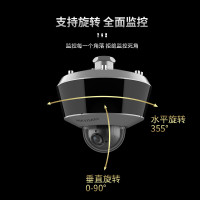 海康威视 DS-2DC3404I-DX 防爆监控摄像头400万4倍网络球机红外夜视室内外POE网线供电防水防爆