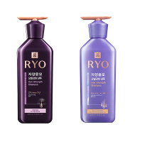吕(Ryo)洗发水套装(紫吕洗发水400ml+氨基酸紫吕修护损伤中干性洗发水 400ml)