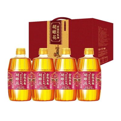 胡姬花金衣玉食古法花生油礼盒(900ml*4)