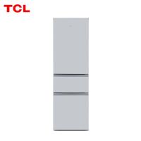 TCL 三门直冷冰箱BCD-215TC闪白银
