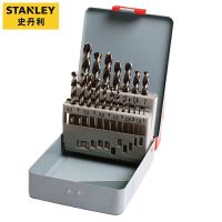 史丹利(STANLEY)95-233-23 19件套高速钢麻花钻头金属钻头套装1-10mm