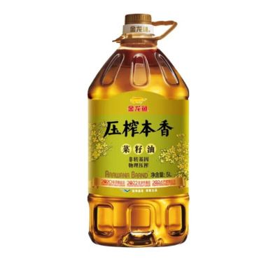 金龙鱼5L 压榨本香菜籽油