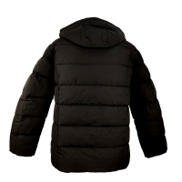 安赛瑞 冬季加绒棉服 25757 黑色 XL码 1件