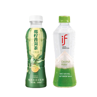 本味说糯柠普洱茶500ml*15瓶/箱+if椰子水350ml*12瓶/箱 防洪组合