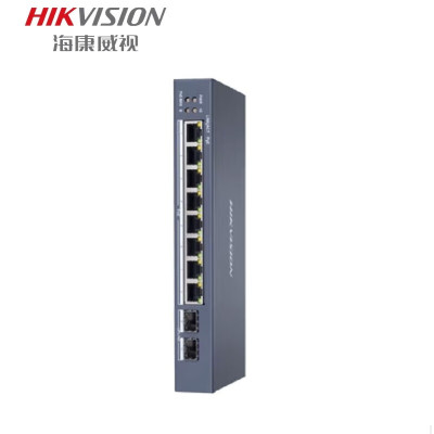 海康威视(HIKVISION)8口轻网管千兆PoE交换机 DS-3E1510P-S(国内标配)V2(含安装)