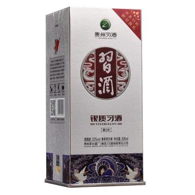 习酒银质 53° 酱香酒 500ml*6瓶整箱