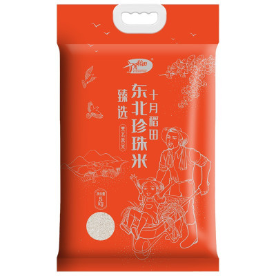 十月稻田 臻选 东北珍珠米5kg