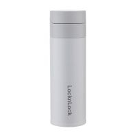 乐扣乐扣(LOCK&LOCK) 家用品黛晶后弹盖保温杯冷灰370ml LHC6750FU