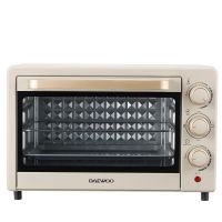 大宇(DAEWOO)电烤箱家用小型烤箱多功能全自动迷你烘焙机大容量DY-KX1801 榛果棕 20L