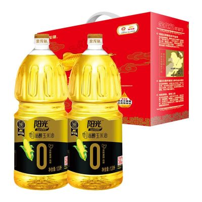 金龙鱼 阳光零反式脂肪甾醇玉米油礼盒(1.5L*2)