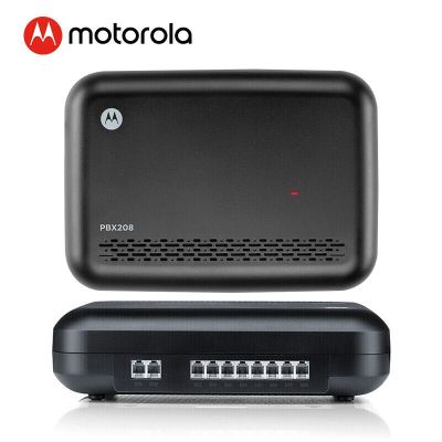 摩托罗拉(Motorola) PBX208 2进8出 电话机智能交换机 (单位:个) 黑色